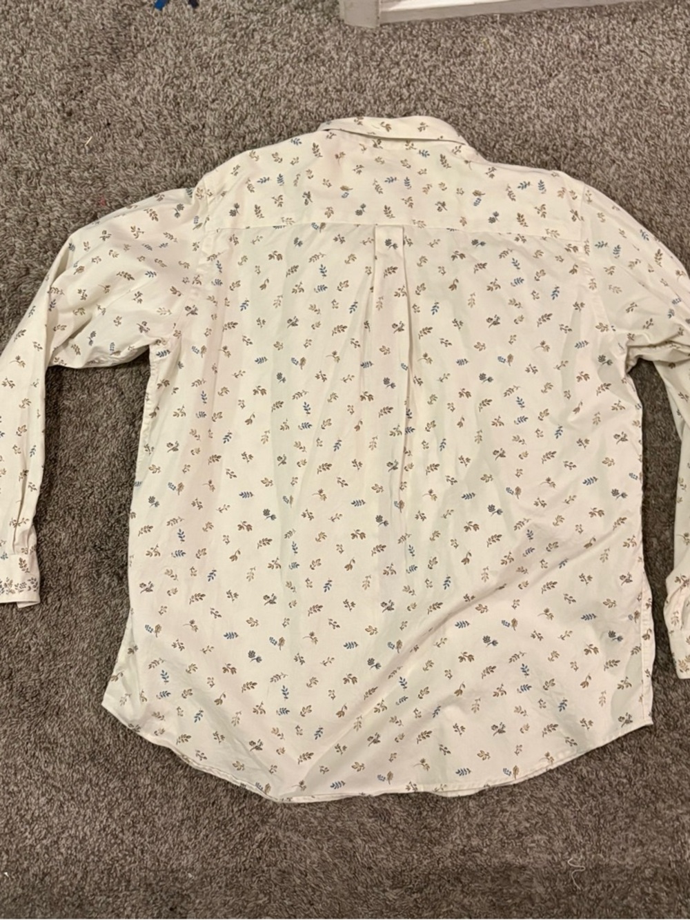 L.L. bean leaves button down shirt - Picture 4 of 5